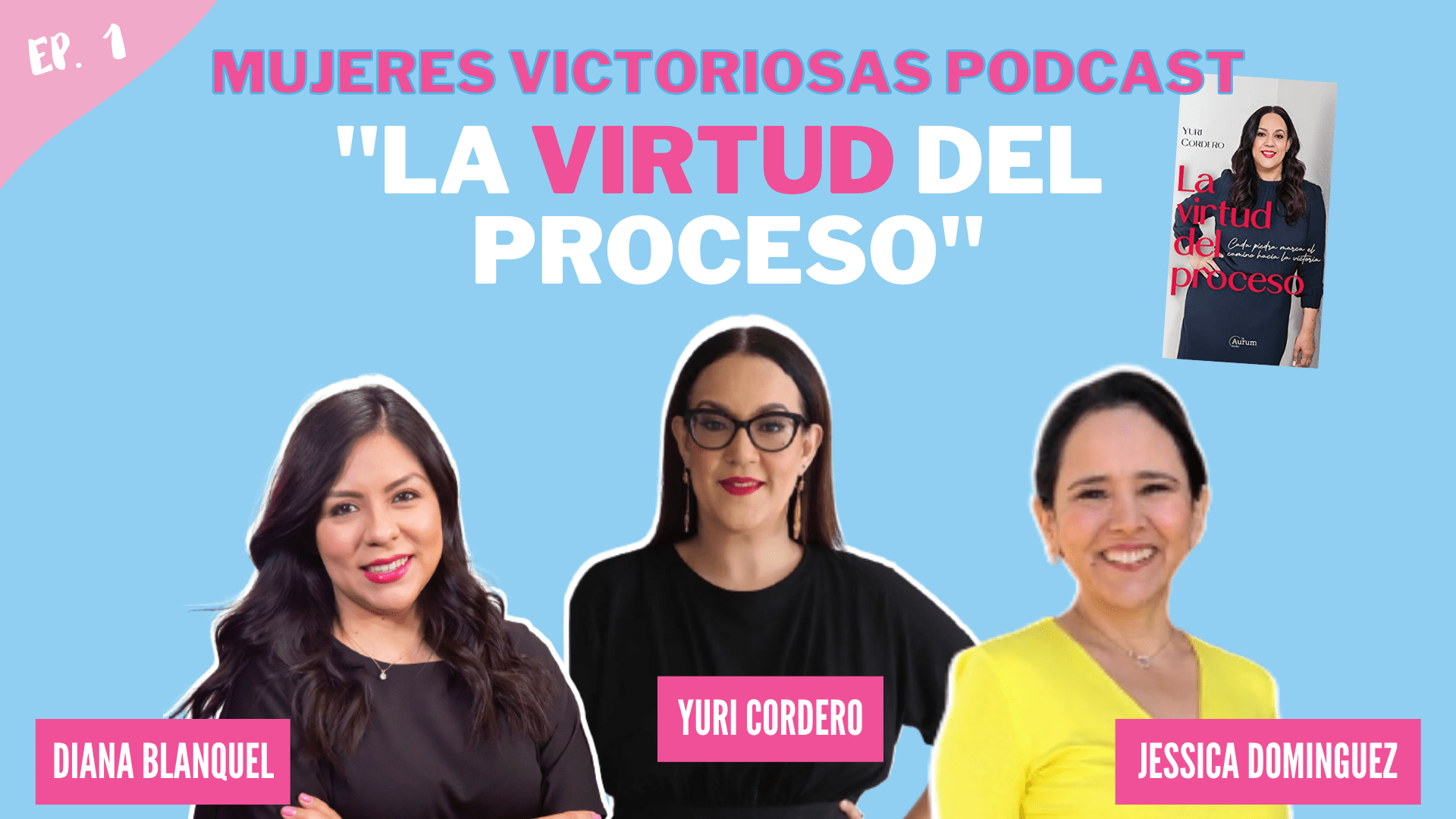 🎙 La virtud del proceso – Mujeres Victoriosas podcast con Yuri Cordero