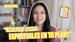 ¿Incluyes metas espirituales en tu plan? 🤔 | Junto a  @DianaBlanquel  🤍