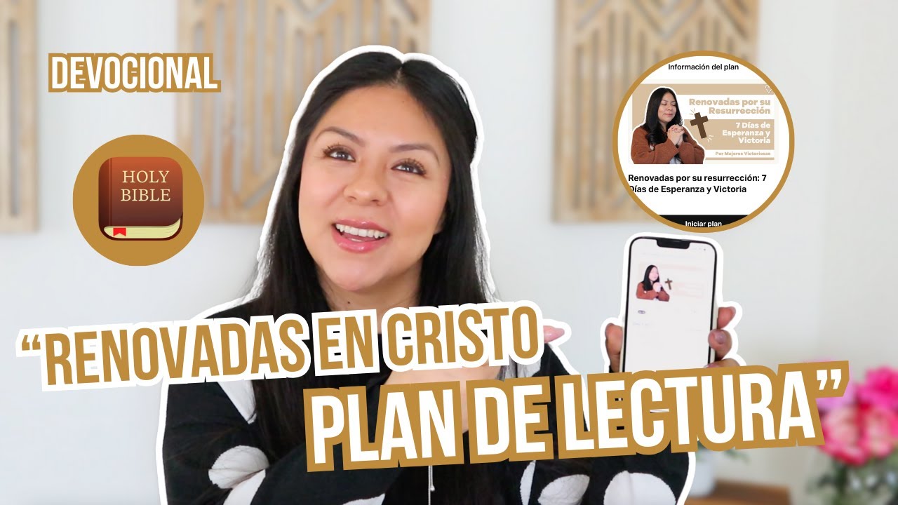 ✝️ 🤎 Renovadas en Cristo: Plan de lectura para explorar su resurrección | Junto a  @DianaBlanquel ​